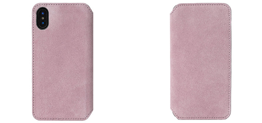 Krusell Broby 4 Card iPhone XS Max Slim Wallet Case - Pink