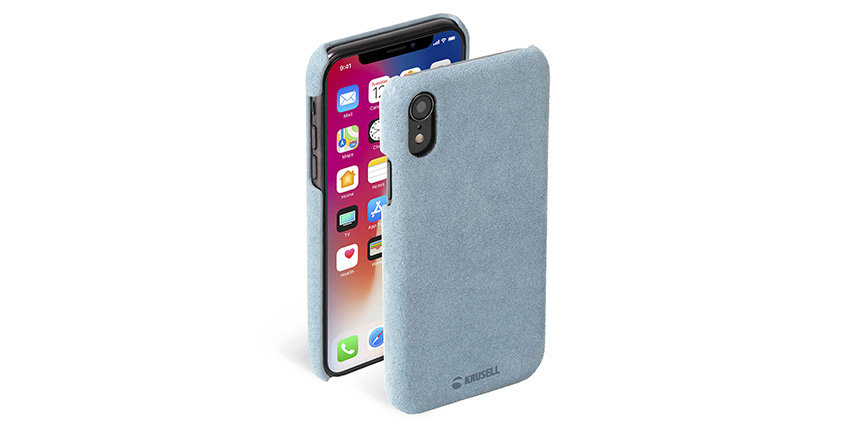 Krusell Broby iPhone XR Leather Case - Blue