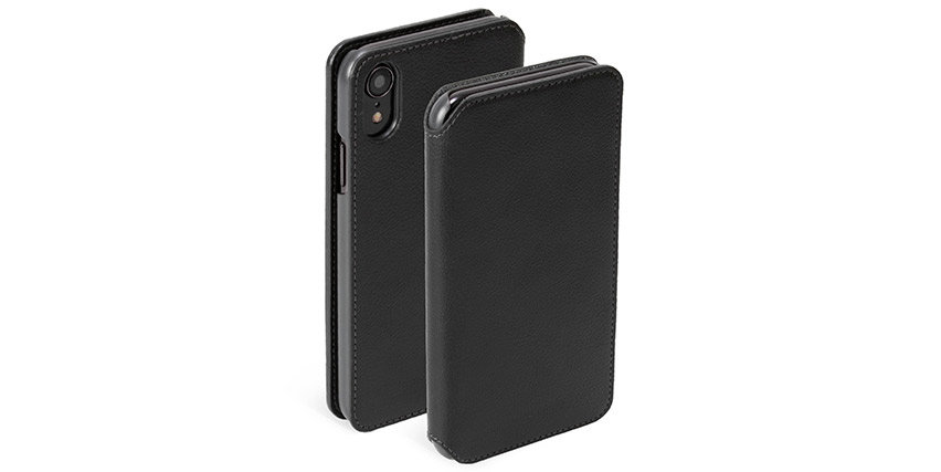 Krusell Pixbo 4 Card iPhone XR Slim Wallet Case - Black