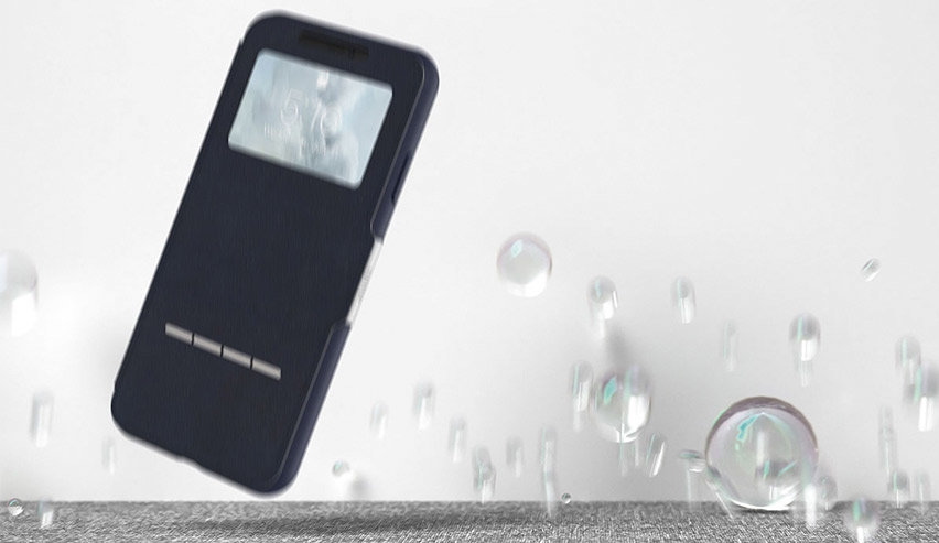 Coque iPhone XR Moshi SenseCover avec rabat intelligent – Bleu nuit
