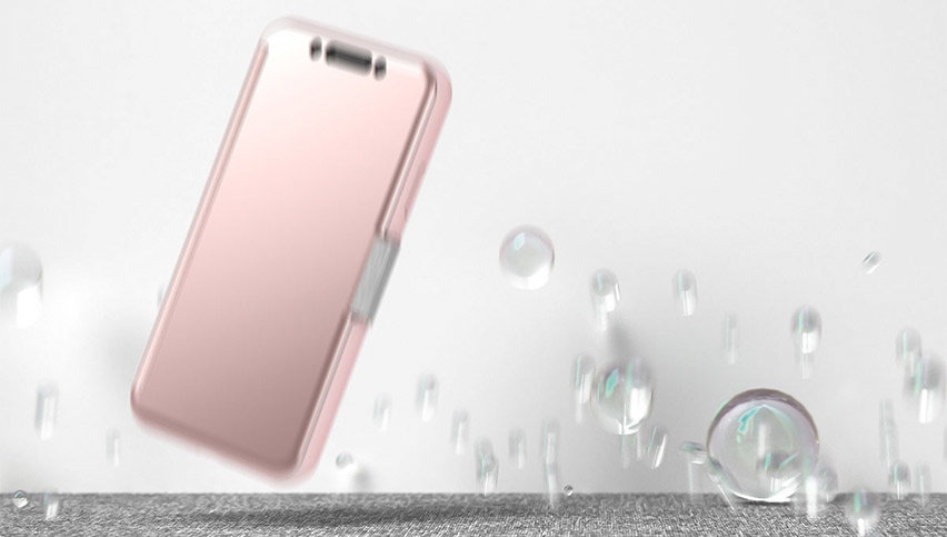 Moshi StealthCover iPhone XR Clear View Case - Champagne Pink