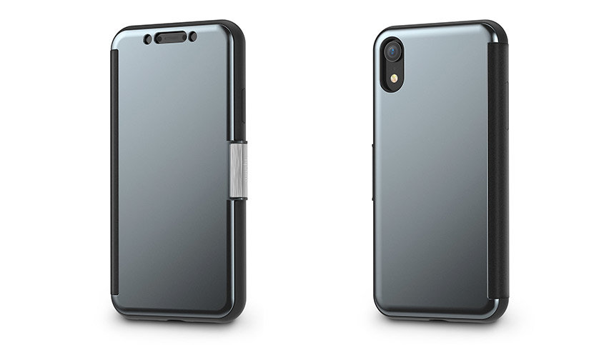 Moshi StealthCover iPhone XR Clear View Case - Gunmetal Grey