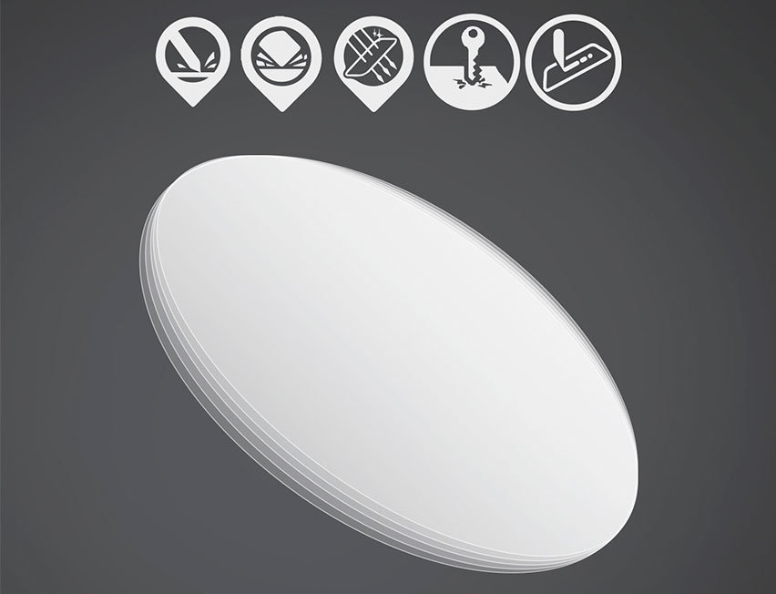 Film Anti-pluie Pour Rétroviseur - 4 Pièces (oval + Carré) - Anti-buée, Anti-éblouissement - Transparent HD - Pour Voiture, Moto, Camion