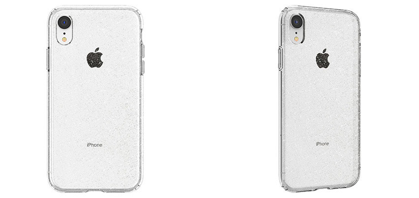 Spigen Liquid Crystal Glitter iPhone XR Shell Case - Crystal Quartz