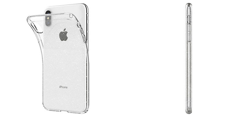 Spigen Liquid Crystal Glitter iPhone XS Max Case - Crystal Quartz