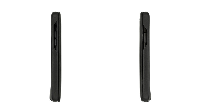 Noreve Tradition iPhone XS Max Premium Leather Flip Case - Black