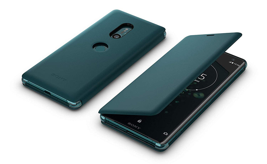 Housse officielle Sony Xperia XZ3 Style Cover Stand SCSH70 – Vert