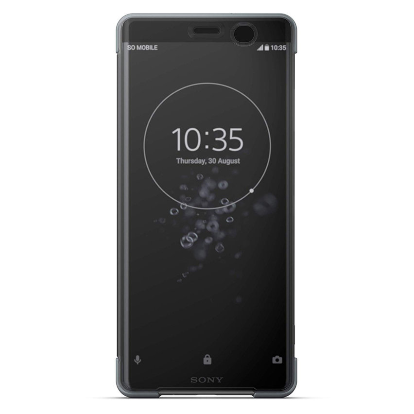 Official Sony Xperia XZ3 SCTH70 Style Cover Touch Case - Grey