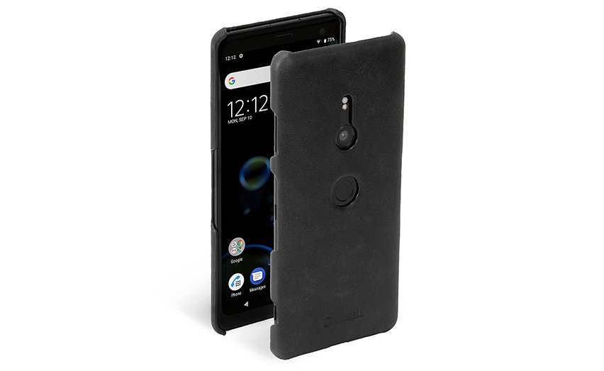 Krusell Sunne Sony Xperia XZ3 Leather Case - Black