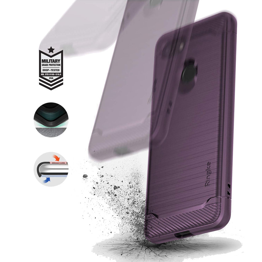 Rearth Ringke Onyx Google Pixel 3 Tough Case - Lilac Purple