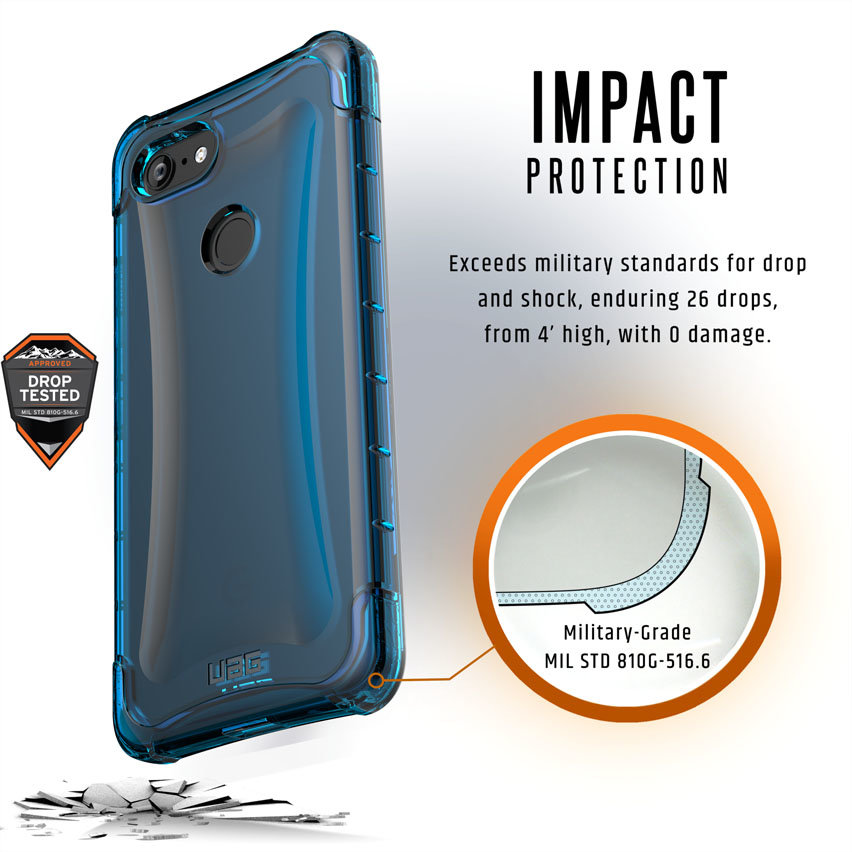 UAG Plyo Google Pixel 3 XL Tough Protective Case - Glacier Blue