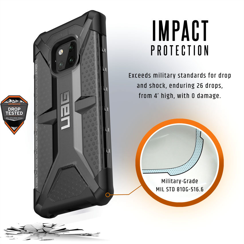 UAG Plasma Huawei Mate 20 Pro Protective Case - Ash
