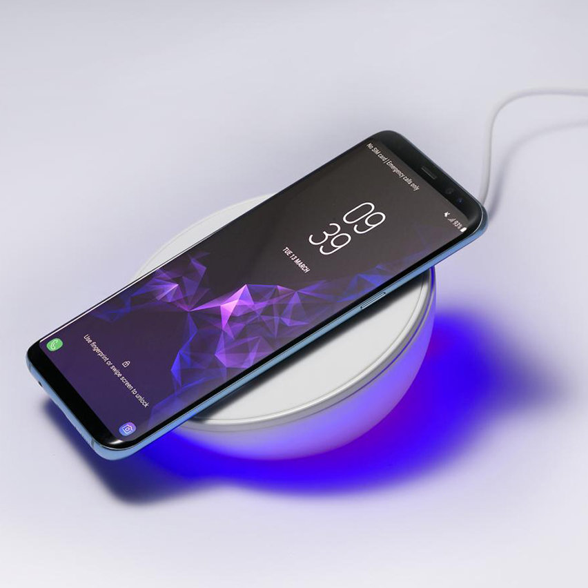 4Smarts VoltBeam N8 10W Fast Wireless Charging Stand With Clock