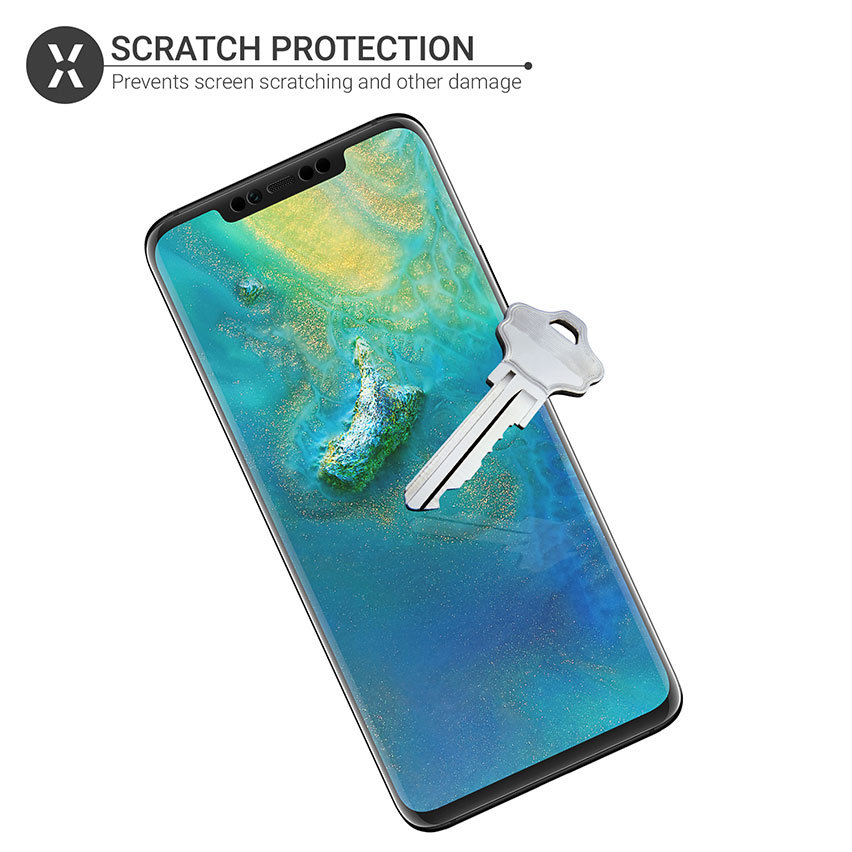 Olixar Huawei Mate 20 Pro Wet Application Film Screen Protector 2-in-1