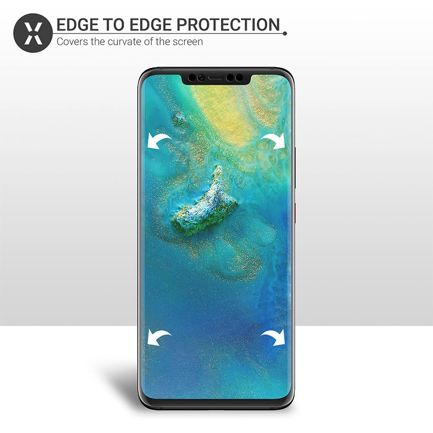 Olixar Huawei Mate 20 Pro Wet Application Film Screen Protector 2-in-1