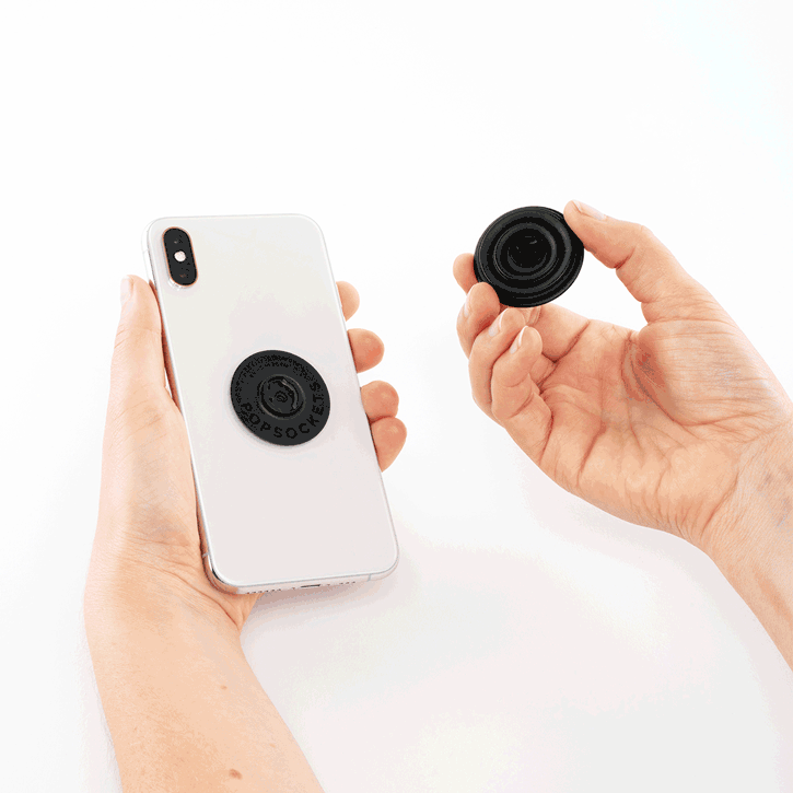 PopSockets Universal Smartphone 2-in-1 Stand & Grip - Classic Black