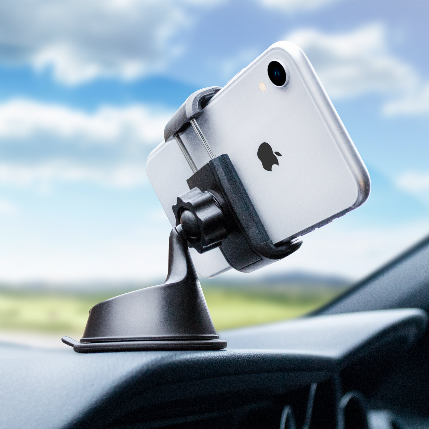 Magnetic Car Holder Dashboard Suction Cup Mount Stand for Cell Phone Pulse