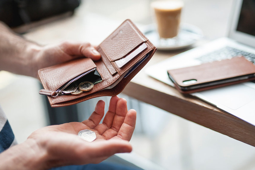 Leather-Style RFID Blocking Card Holder & Wallet - Black