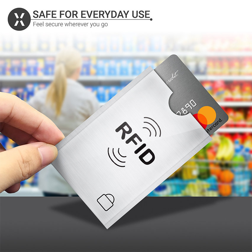 Olixar RFID Blocking Credit Card  Protection Sleeve - 2 Pack