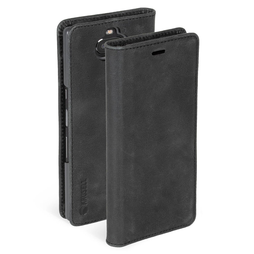 Krusell Sunne Sony Xperia 10 Folio 2 Card Wallet Case - Black