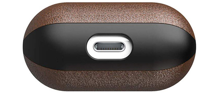 Nomad Airpods Case Genuine Leather - Rustic Brown Leather