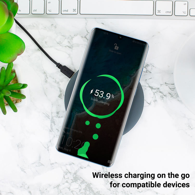 Thumbs Up Base Fast 10W Wireless Charger Pad