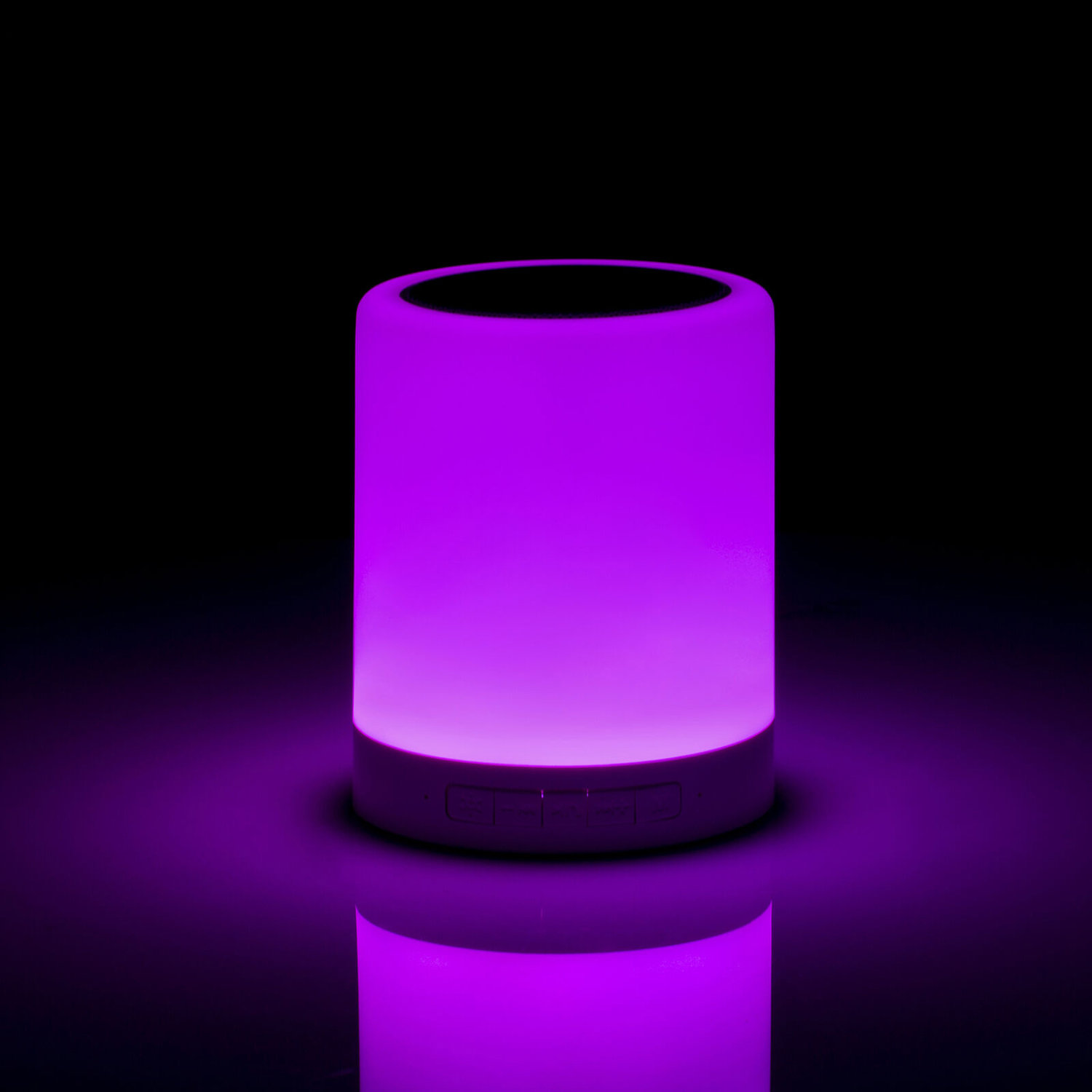 wireless speaker with colour changing touch lamp