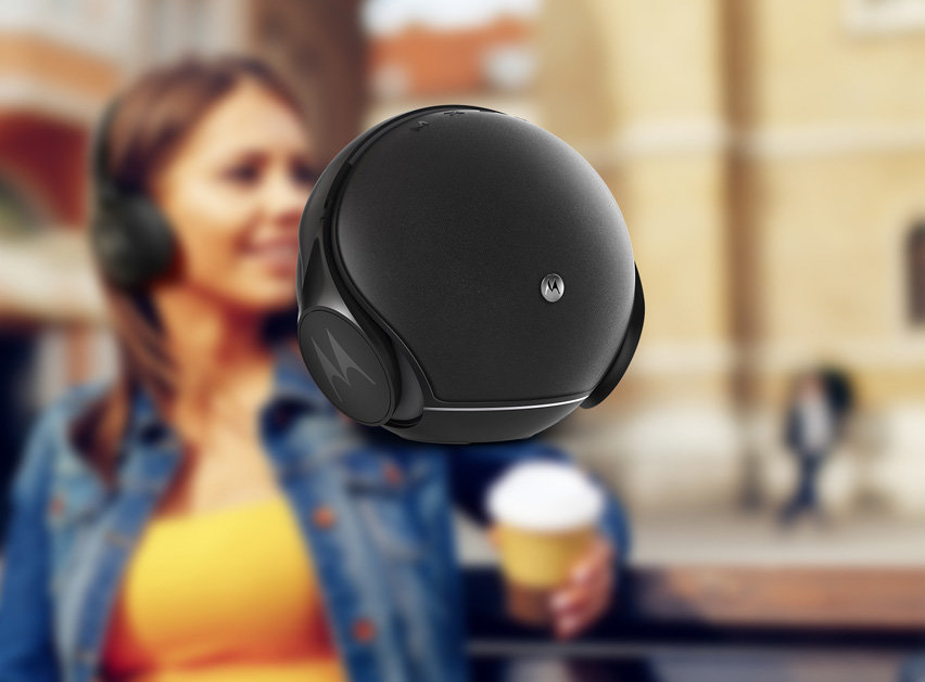 Enceinte Bluetooth & casque audio Motorola Sphere+ 2-en-1 Stéréo