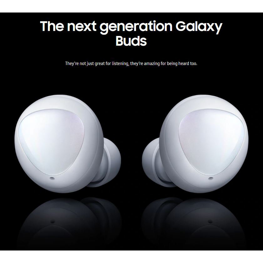 Official Samsung Galaxy Buds Bluetooth In Ear Headphones - Black