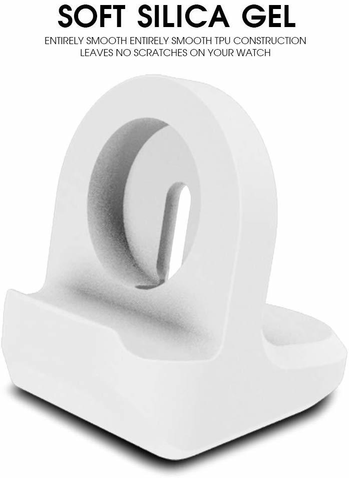 Olixar Apple Watch Series 5 / 4 / 3 / 2 / 1 Silicone Stand - White