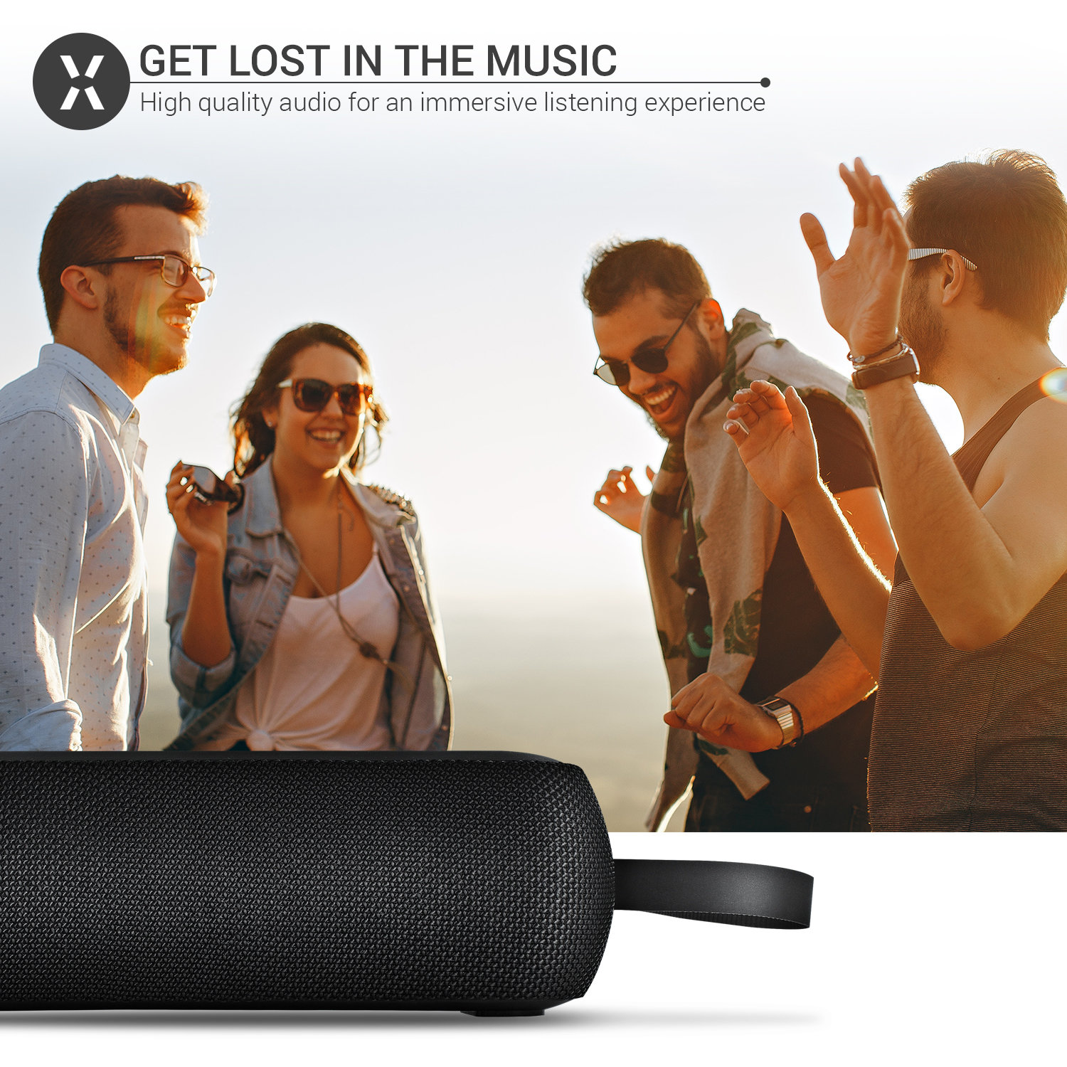 Olixar Wireless Waterproof Portable Speaker With Deep Bass