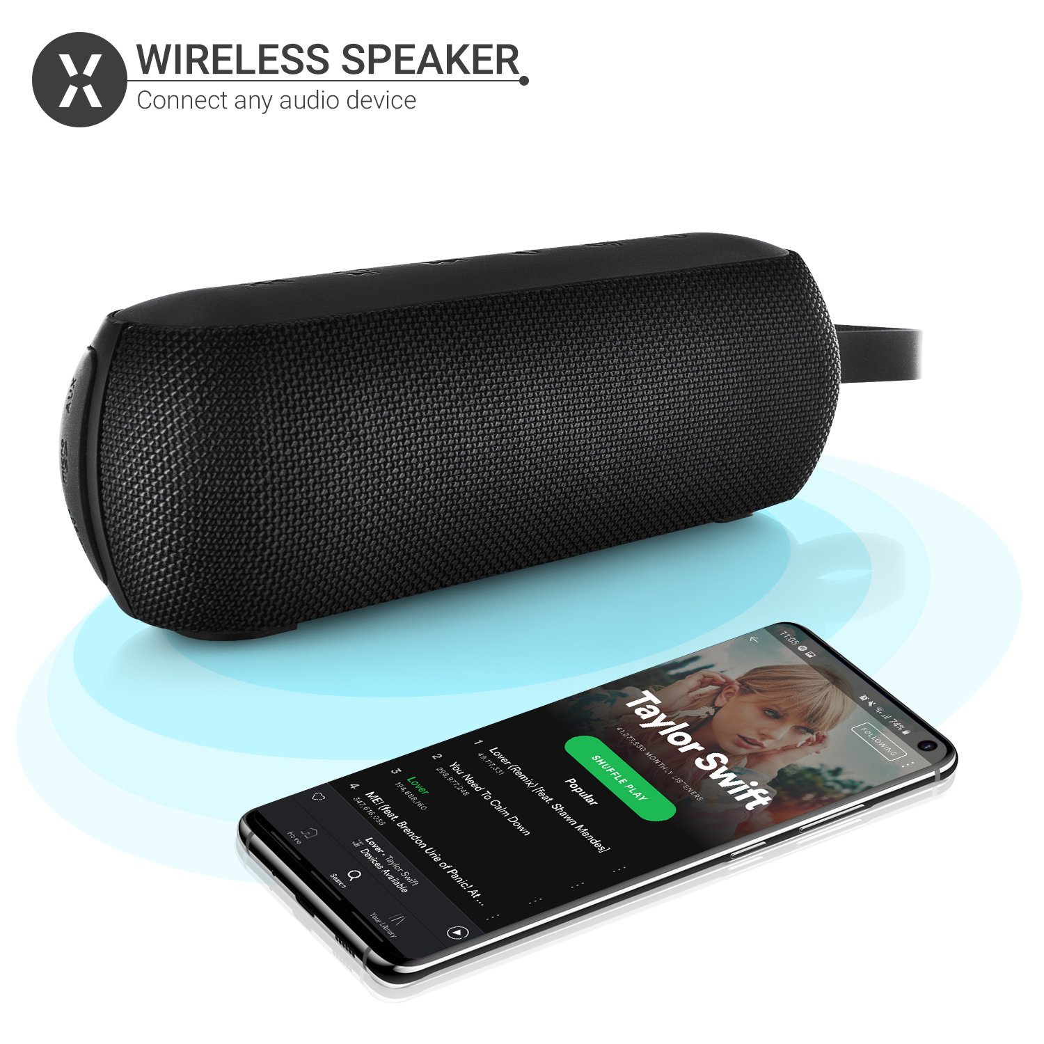 Olixar ProBeats Waterproof On-the-go Portable Bluetooth Speaker