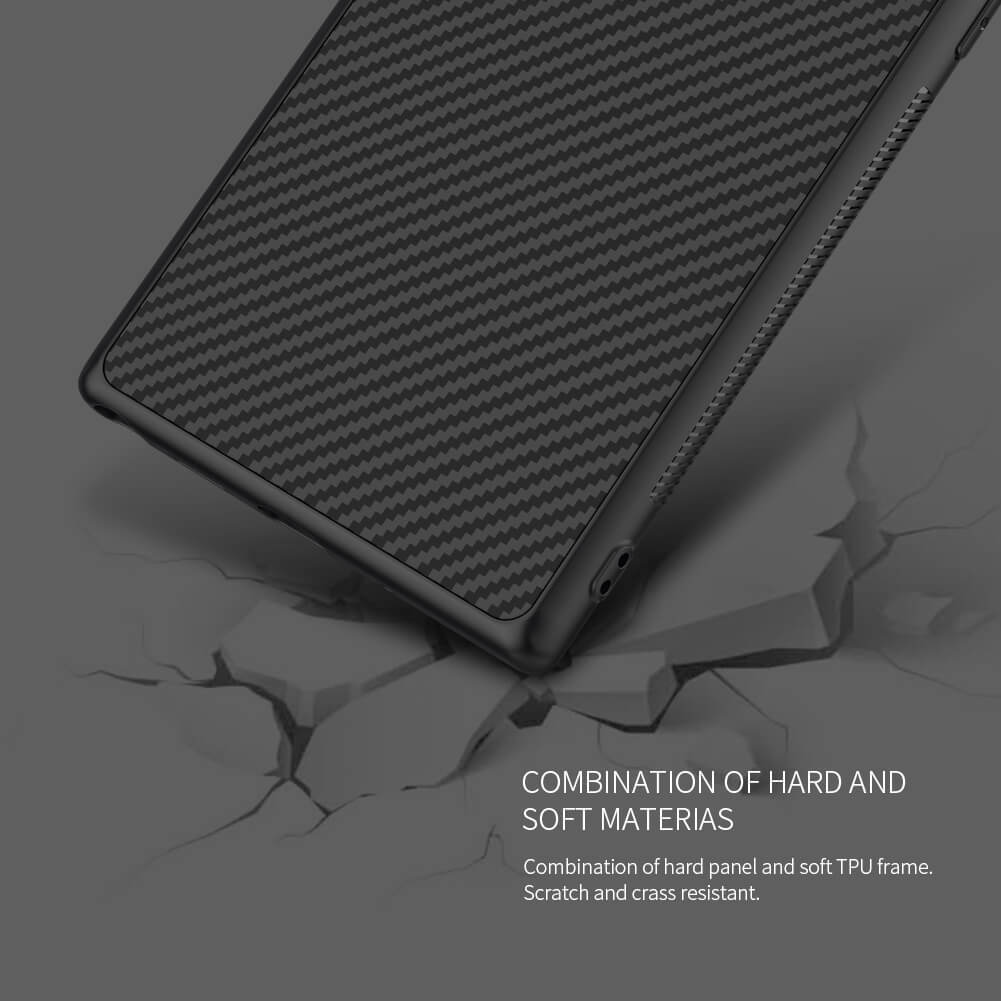 Nillkin Synthetic Fibre Samsung Galaxy Note 10 Plus Case - Black