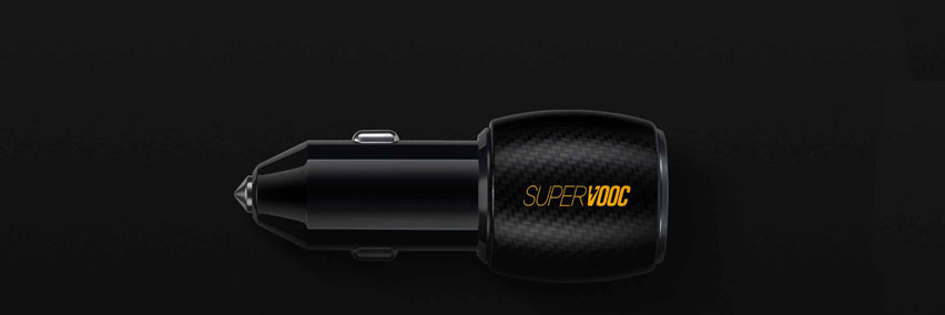 OPPO SuperVooc Car Charger - Black