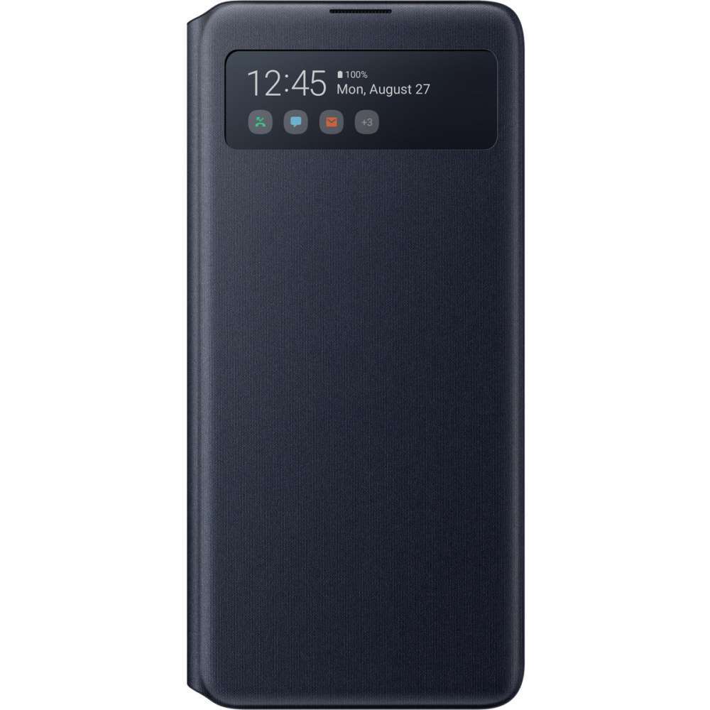 Official Samsung Galaxy Note 10 Lite S-View Flip Cover Case - Black