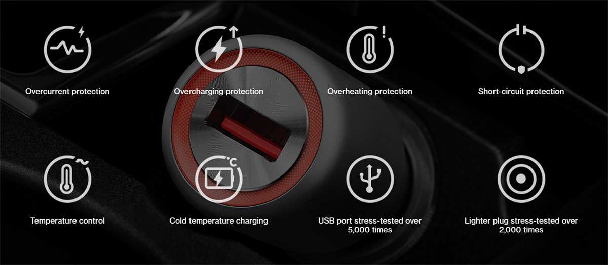 Official OnePlus Warp Charge 30 Car Charger - Graphite