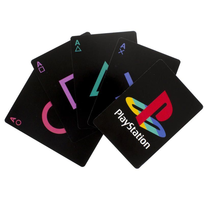 OFFICIAL SONY PLAYSTATION PLAYING GAMING CARDS NEW IN GIFT TIN 