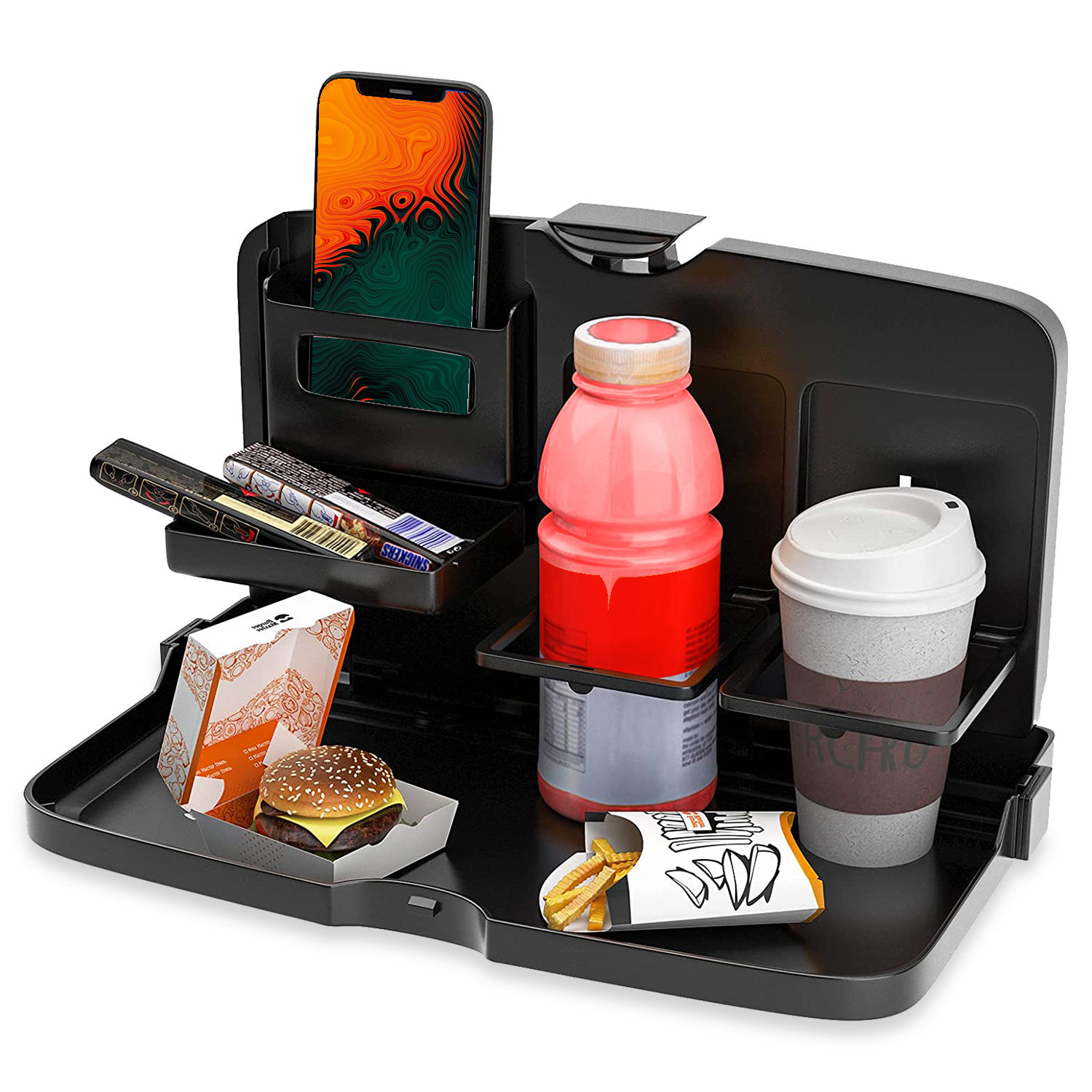 Fold up deals food tray