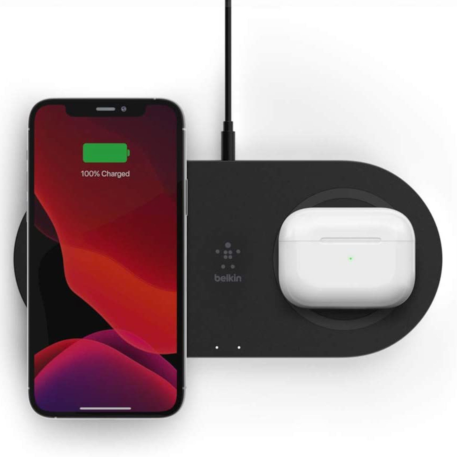 Belkin Boost Charge 15w Dual Wireless Charging Pad Eu Plug Black