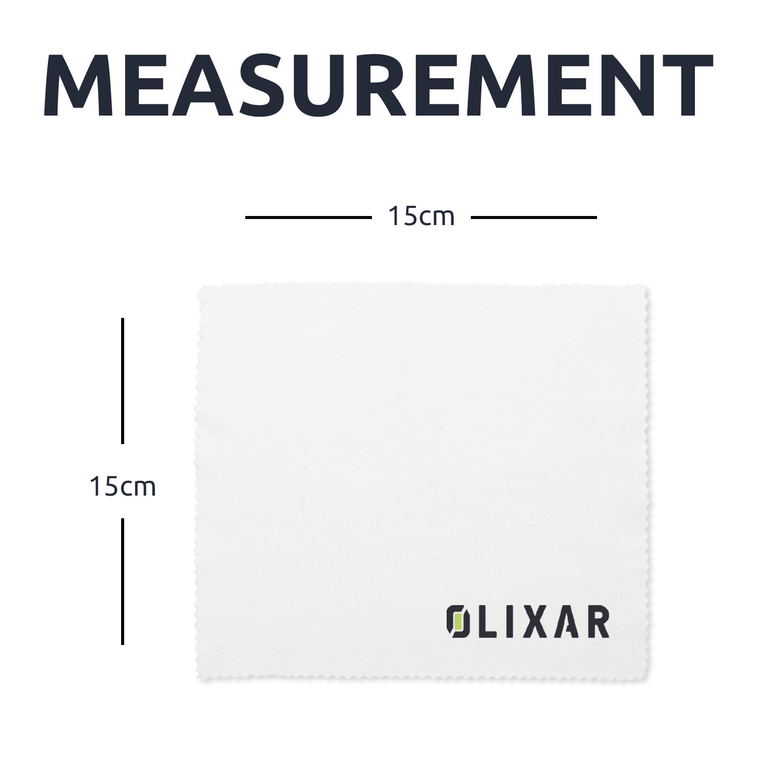 Olixar Silk-Style Microfibre Cleaning Cloth For Glasses - 6 Packs