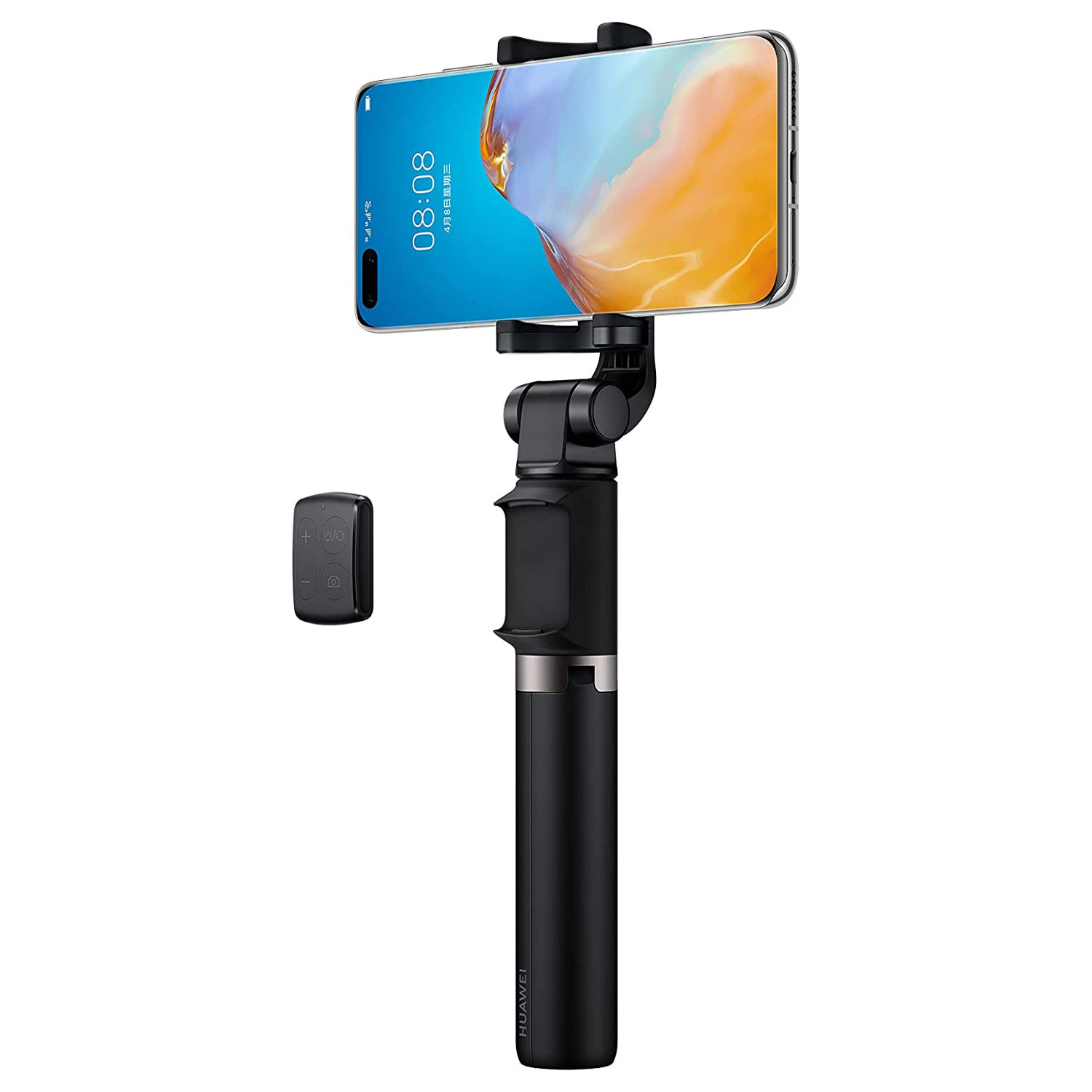 Huawei Selfie stick with remote control and phone