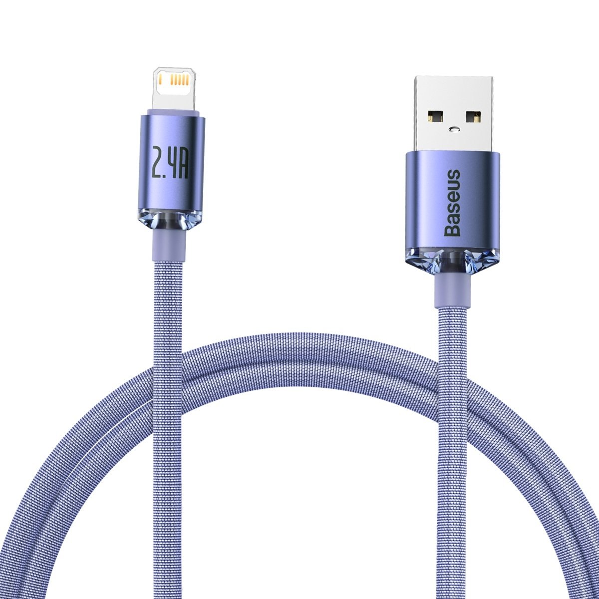 baseus purple lightning cable