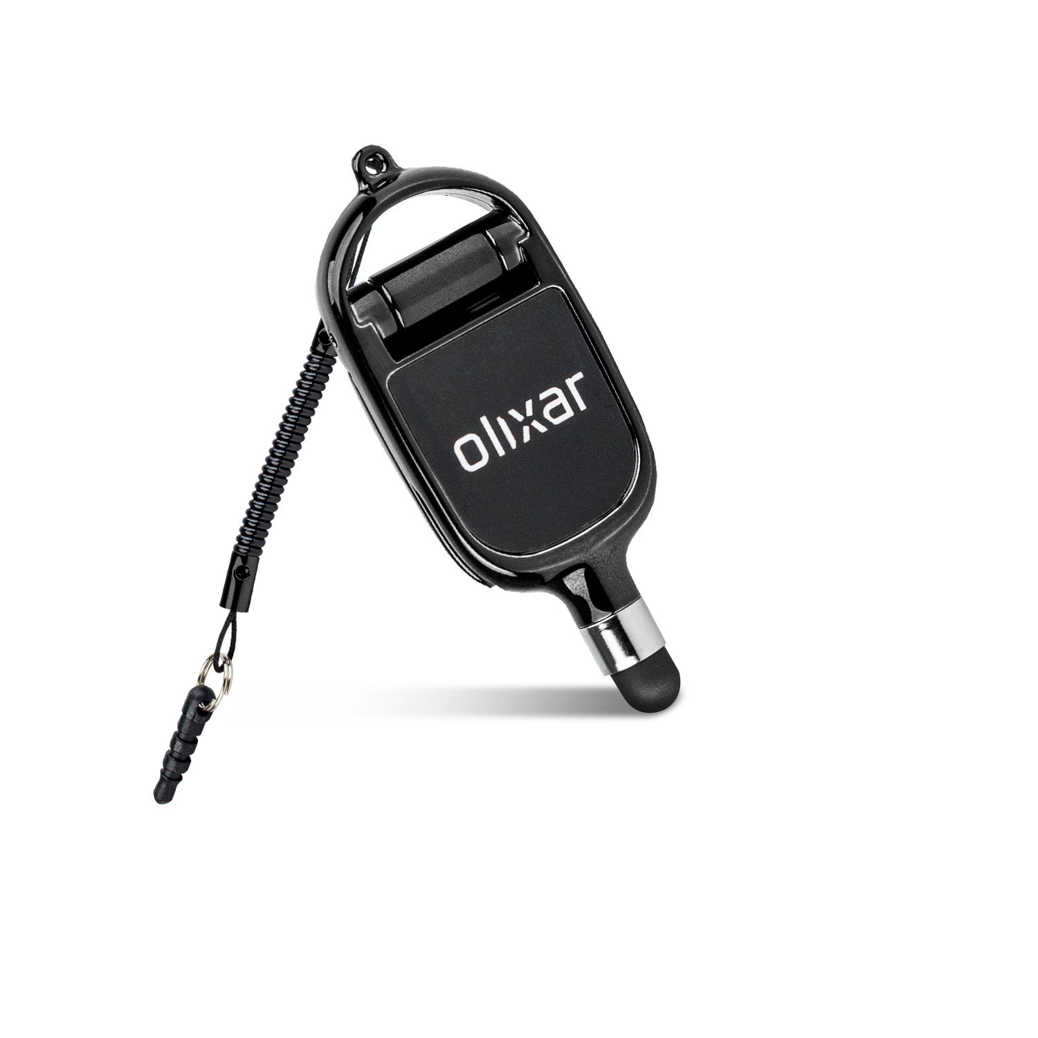 Olixar Universal Stand, Stylus and Microfiber Cleaner Keyring