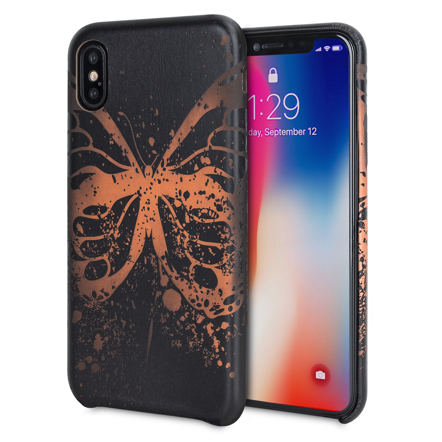LoveCases iPhone X Gel Case - Colour-Changing Butterfly Effect