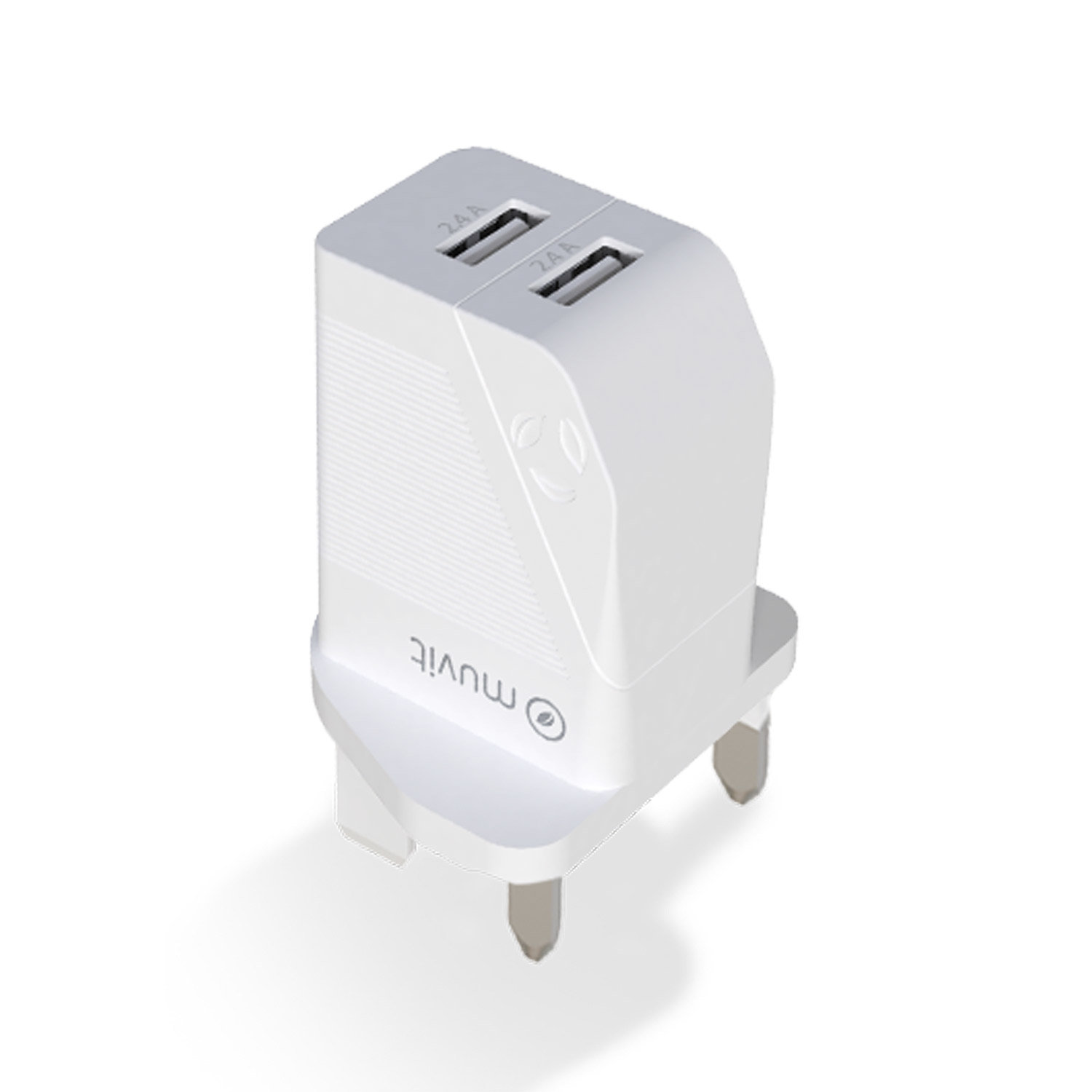 Muvit For Change Eco-Friendly Dual USB Port 24W Charger