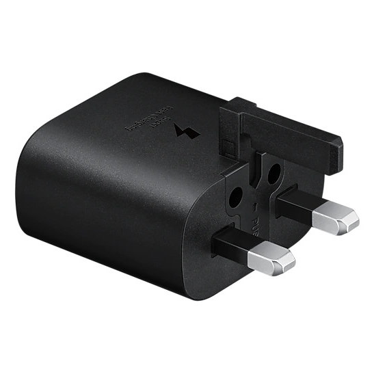 Official Samsung 25W USB-C Black Charger - For Samsung Galaxy S24 Plus
