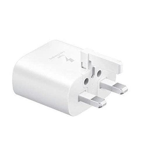 Official Samsung White 25W PD USB-C Charger - For Samsung Galaxy S24 Plus