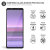 Olixar 2 Pack Tempered Glass Screen Protectors - For Sony Xperia 1 III 2