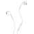 White Lightning Wired Earphones with Call / Volume Controls - for iPhones 2
