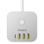 Baseus PowerCombo 7 In 1 Charging Adapter -  4 Plugs & 3 Plugs - 4000W 2